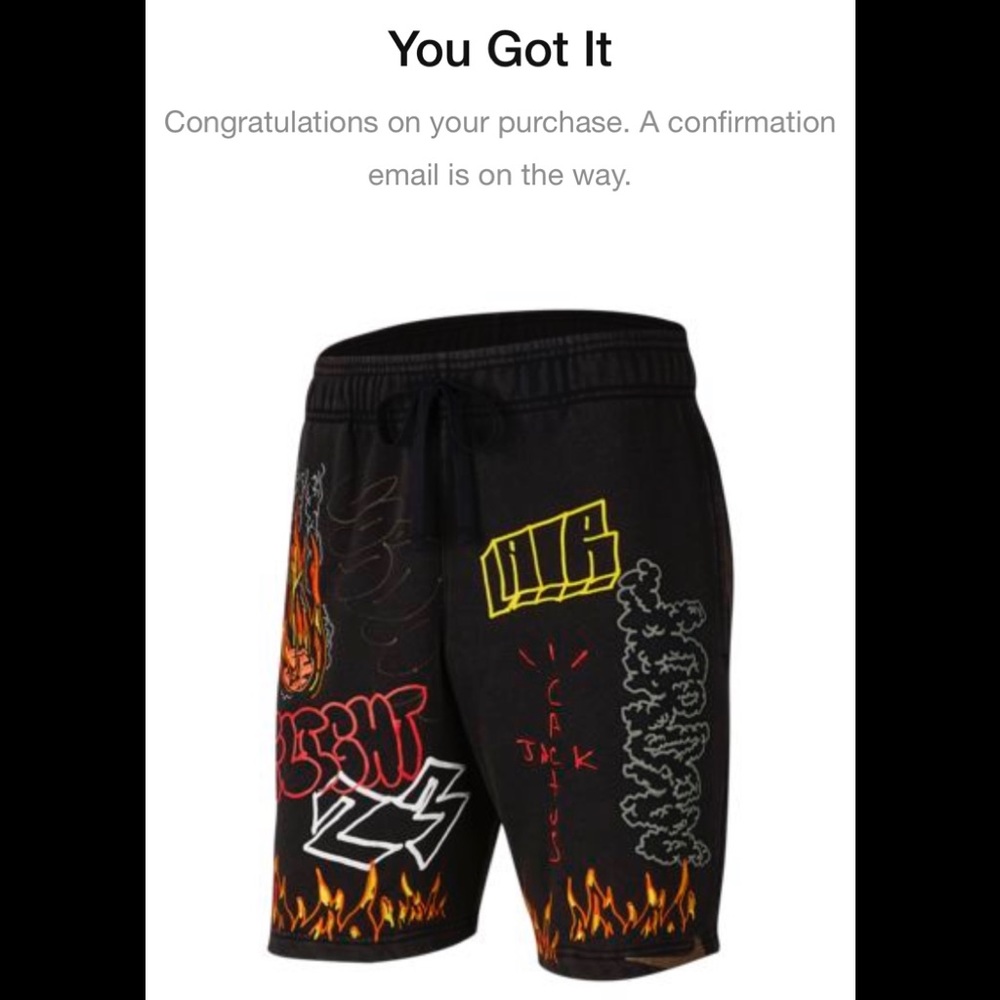 Jordan x Travis Scott Men’s Fleece Shorts